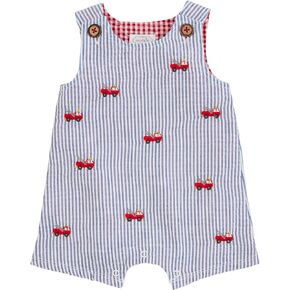 Mud Pie Unisex Baby Baby Boy Firetruck Jonjon Baby Boy Firetruck Jonjon;