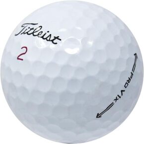 LostGolfBalls - 12 Titleist Pro V1x Golf Balls in Mint Condition, 2021 Year Model, No Logos, No Player Markings, Refinished Used Golf Balls, Quality Guaranteed, White