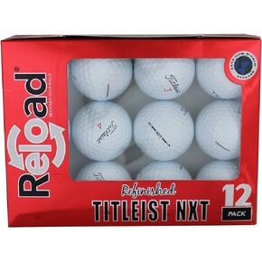 Titleist Reload Recycled Golf Balls NXT Refurbished Golf Balls (12 Pack)