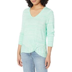 NIC+ZOE Women's Spacedye Vital Twist Sweater