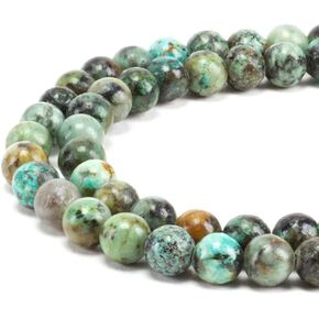 Cherry Tree Collection | 100PCS Gemstone Round Beads for Jewelry Making | includes Storage Box, Elastic String, and Needles