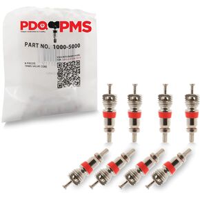 Wheel Accessories Parts TPMS Service Kits | 12 Pack of 8 Cores | Valve Core | Equivalent to 1000 | 5000 | Used for OE Sensors