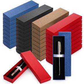 Yesland 32 Pcs Pen Gift Box Empty Pen Case with Lid, Cardboard Ballpoint Fountain Pen Display Box for Presentation Jewelry Collection Gift Packaging Office Supplies Business Birthday Souvenir