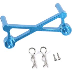 Aluminum Front Body Shell Post Mount for Axial SCX24 C10 1/24 RC Crawler Car Upgrade Accessories (Silver)