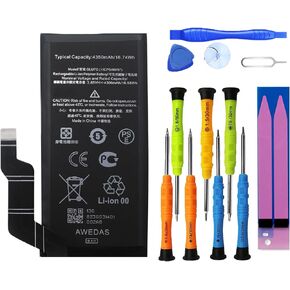 Replacement Battery for Pixel 6A Compatible for Google Pixel 6A 6.1 inch GX7AS GB62Z G1AZG GLU7G Pixel 6A Battery and Tool Kits
