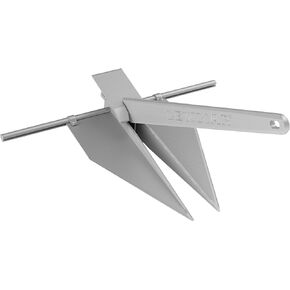Lewmar 4 lb. LFX Fluke Anchor for Boats Anchoring in Mud or Sand, Aluminum