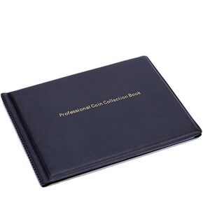 1 Piece Coin Collection Book 240 Pockets Coin Album Coin Storage Album Coin Collecting Holder Coin Album Book Coin Collection Album Coin Collection Holder, Black