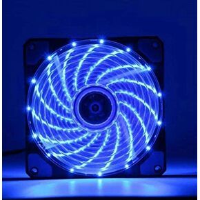 120mm LED Radiator Ultra-Quiet Computer Case Fan Blue