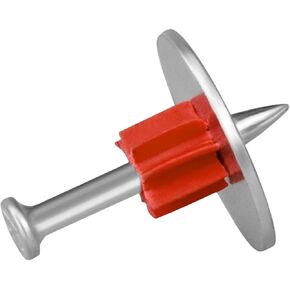2" Powder Actuated Fasteners, Drive Pins with 2" Wahser, 50pcs