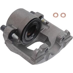 ACDelco Gold 18FR1086 مجموعة مكابح قرص الفرامل الأمامية للراكب الأمامي (جاهزة للاحتكاك غير مطلية)، مُعاد تصنيعها