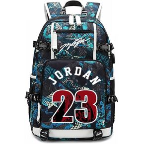 Basketball Player 23 Student School Bag, Laptop Backpack, Ultra-Light Travel Bag, For Men And Women (Red2) in Saudi Arabia