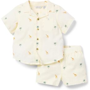 Janie and Jack baby-boys Giraffe Icon Cabana Set (Infant)