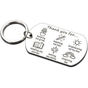 Teacher Retirement Gifts for Woman, Teacher Appreciation Gifts for Women Men, Thank You Gifts for Teacher, Best Teacher Keychain Gift, Teacher Birthday Graduation Gift from Students,Teacher's Day Gift