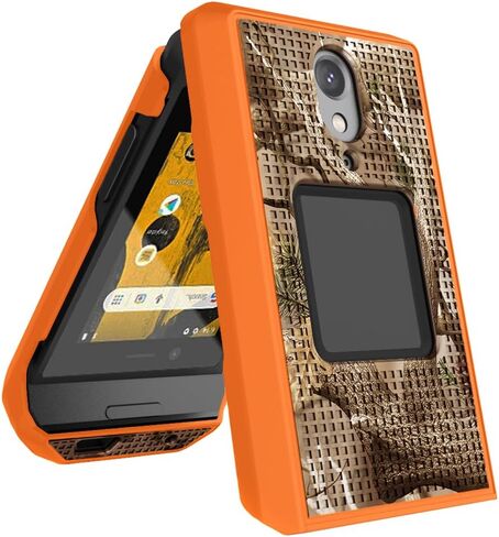 Nakedcellphone Case for CAT S22 Flip Phone, Slim Hard Shell Protector Cover - Black in Saudi Arabia