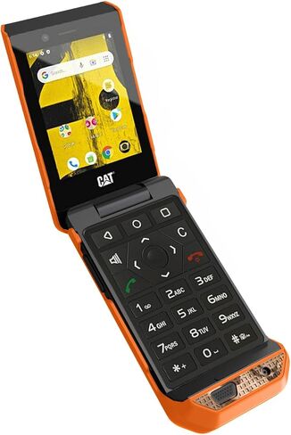 Nakedcellphone Case for CAT S22 Flip Phone, Slim Hard Shell Protector Cover - Black in Saudi Arabia