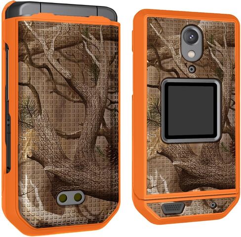 Nakedcellphone Case for CAT S22 Flip Phone, Slim Hard Shell Protector Cover - Black in Saudi Arabia