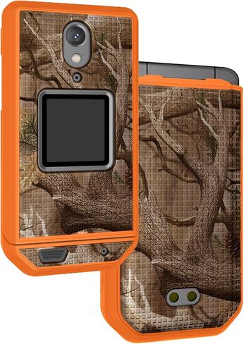 Nakedcellphone Case for CAT S22 Flip Phone, Slim Hard Shell Protector Cover - Black in Saudi Arabia