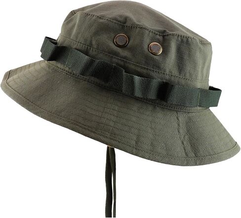 Ripstop Fabric Jungle Combat Boonie Hat Fits Upto 2XL in Saudi Arabia