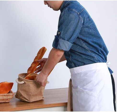Unisex Denim Roll Up Long Sleeve Chef Coat, Button Down Chef Jacket, Kitchen & Restaurant Work Uniform in Saudi Arabia