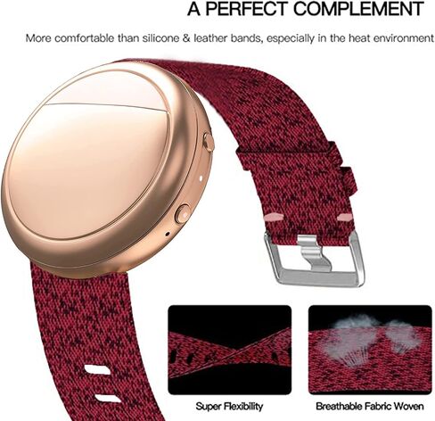Compatible for Embr Wave 2 Band, Breathable Nylon Woven Fabric Replacement Accessory Strap Compatible for Embr Wave 2 Thermal Wristband in Saudi Arabia