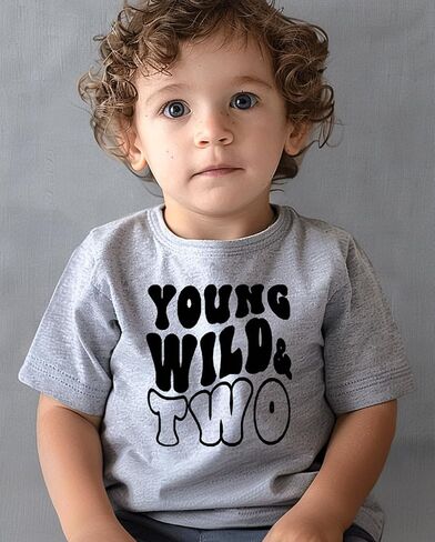 2nd Birthday Tee Shirt Toddler Boy Two Year Old Birthday Tshirt Outfit in Saudi Arabia