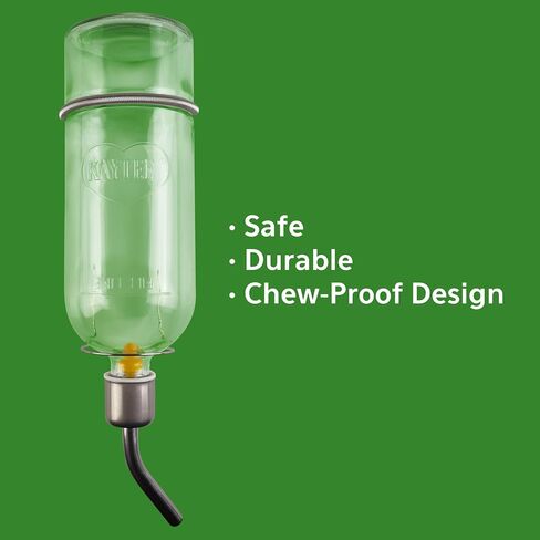 Kaytee Chew-Proof Water Bottle for Pet Rabbits, Ferrets, Guinea Pigs and Chinchillas, 12 oz in Saudi Arabia