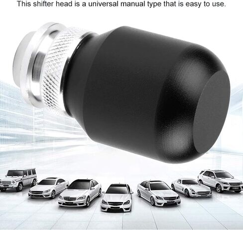 Sunooee Gear Shift Knob, Car Universal Modification Manual Knob Gear Shift Head Shifter Lever Stick(Black) in Saudi Arabia