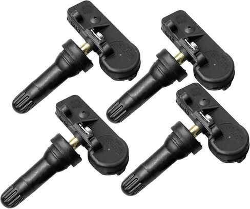 4 Pack Tire Pressure Monitoring System TPMS Sensor Fit for GMC Sierra Savana Cadillac Chevrolet Silverado, Replace 13586335 13598771 in Saudi Arabia