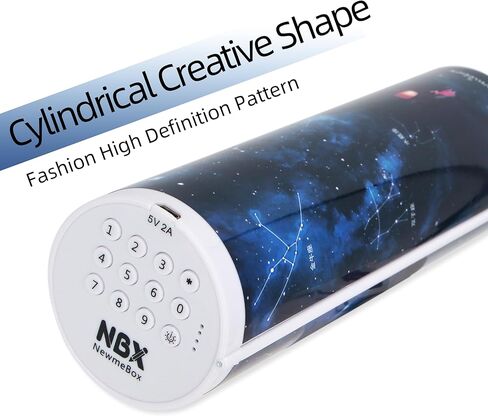 مقلمة قابلة للقفل مع آلة حاسبة، شكل أسطواني قائم، صندوق قلم متعدد الوظائف بقفل بكلمة مرور، منظم مكتب القفل، أنماط لطيفة للفتيات والأولاد والأطفال واللوازم المدرسية (الفراولة) in Kuwait