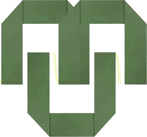 CEE 3 عبوات من أكياس الرمل القماشية الطويلة مقاس 6.30 × 5 أقدام أكياس رمل حاجزة لمياه الفيضانات، أكياس سميكة قابلة لإعادة الاستخدام مع شريط مطاطي للتحكم في نوافذ أبواب المرآب في موسم الأمطار والثلج والأعاصير، أخضر in Kuwait