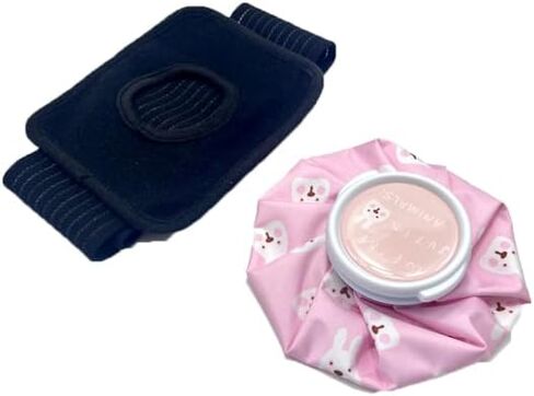 Ice Cold Pack Reusable Ice and Hot Water Bag for Injuries, Hot & Cold Therapy for Pain Relief with Elastic Breathable Support Wrap, 2-Pack, 1Sizes (6in), (for Hot Therapy is 50-60℃) in Saudi Arabia