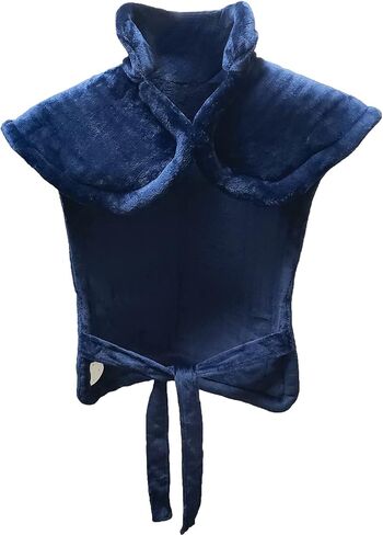 وسادة تدفئة كبيرة جدًا للظهر والأكتاف والرقبة مقاس 24 بوصة × 33 بوصة، غلاف تسخين سريع مع إيقاف تلقائي للظهر والرقبة والكتف والبطن وتخفيف آلام الخصر، خيار جاف/رطب (كحلي) in Kuwait