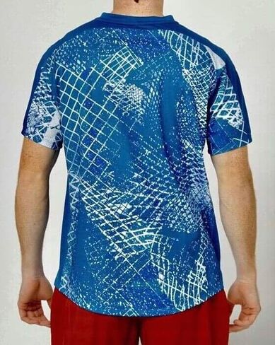 Nike Men’s Court Victory Tennis Shirt L Blue White in Saudi Arabia