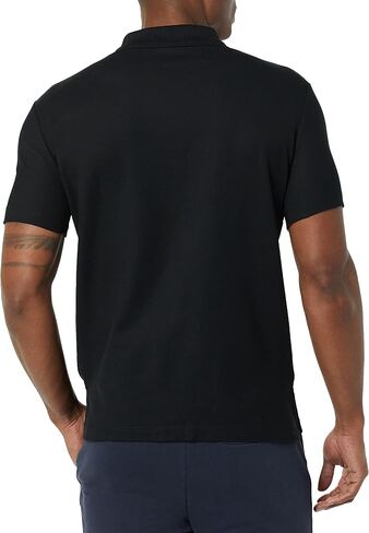 A｜X ARMANI EXCHANGE Men's Organic Pima from a to X Patch Logo Polo Shirt in Saudi Arabia