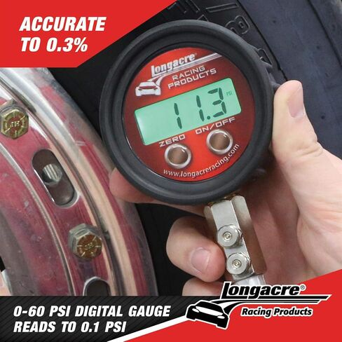 Longacre 52-53010 Pro Digital Tire Pressure Gauge 0-25 psi in Saudi Arabia