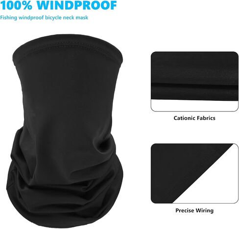 Neck Gaiter Bandana Face Mask Cooling Face Cover Scarf UV Protection Gator Mask Scart Cover D1-QXBSMZ in Saudi Arabia