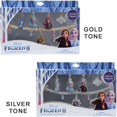 Disney Classic Frozen Beauty Bundle and Tote Bag- Includes Medium Eco-Friendly Reusable Tote Bag with Frozen II Charm Bracelet and 6 Piece Lip Gloss Set in Saudi Arabia