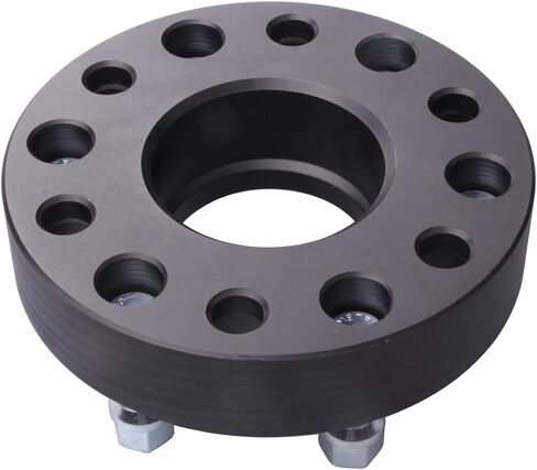 DCVAMOUS 4PC Black 6x5.5 Hubcentric Wheel Spacers 1.5 Inch with 14x1.5 Studs Compatible with Chevy GMC 6 Lug 6x139.7 for 1999-2022 Silverado Sierra 1500 | 1988-2022 Suburban Yukon | 2019-2022 RAM-1500 in Saudi Arabia