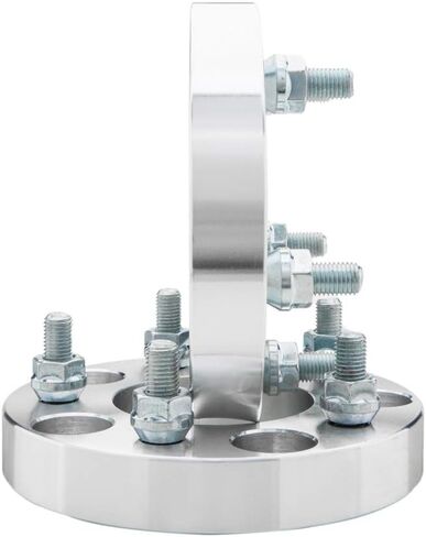 TRIBLE SIX 2 قطعة 25 مم 1 بوصة محولات فواصل العجلات 5x5 بوصة إلى 5x4.75 بوصة 12x1.5 استبدال مسمار لكابريس إمبالا كرايسلر باسيفيكا تاون كونتري دودج جورني جراند كارافان in Kuwait
