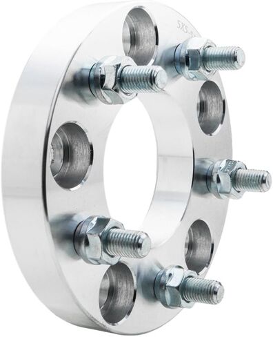 TRIBLE SIX 2 قطعة 25 مم 1 بوصة محولات فواصل العجلات 5x5 بوصة إلى 5x4.75 بوصة 12x1.5 استبدال مسمار لكابريس إمبالا كرايسلر باسيفيكا تاون كونتري دودج جورني جراند كارافان in Kuwait