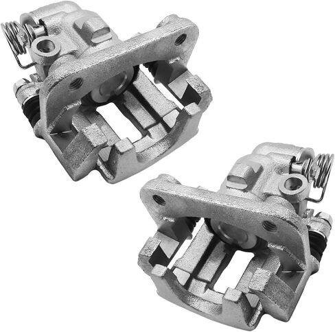 18-B4921 & 18-B4920 Rear Left and Rear Right Brake Calipers Assembly with Bracket | Fits 2005-2007 Ford F-250 Super Duty, 2005 2006 2007 Ford F-350 Super Duty-Rear Brake Caliper in Saudi Arabia