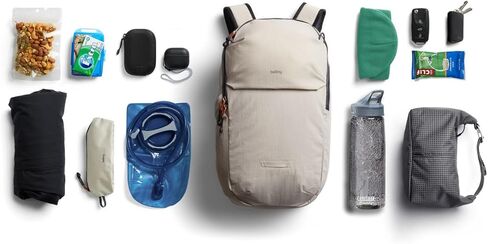 حزمة Bellroy Lite Ready Pack (حقيبة ظهر خفيفة الوزن سعة 18 لترًا لعطلة نهاية الأسبوع) - ظل in Kuwait