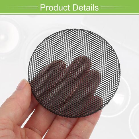 ACROPIX Universal 2.5 Inch Speaker Grills Mesh for Audio Subwoofer 65x4mm Grille without Frame Black - Pack of 1 in Saudi Arabia