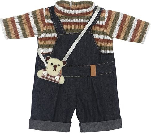 ملابس دمى أطفال من AISITE للدمى مقاس 16 بوصة - 4 مجموعات من ملابس الدمى الحية، ملابس فضفاضة لدمية الأطفال حديثي الولادة مقاس 14-16 بوصة من الأولاد والبنات in Kuwait