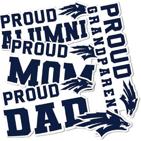 Desert Cactus University of Nevada Reno UNR Wolf Pack Sticker Vinyl Decal Laptop Water Bottle Car Scrapbook (Family Full Sheet)
