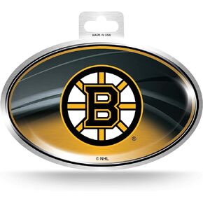 NHL Metallic Team Logo Sticker, Decal for Windows, Cars, Trucks, Laptops & More, Peel and Stick Application, Suitable for Indoor & Outdoor Use