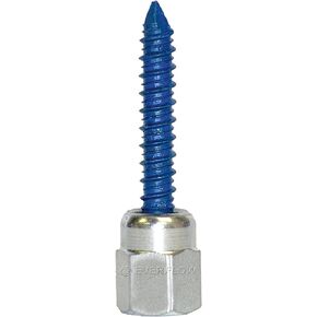 Sammys 8060925-25 Vertical Anchor Super 1/2 in. Threaded Rod Fitting, 5/16 x 1 3/4 in. Screw, for Concrete, 25 Piece
