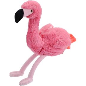 Wild Republic Ecokins Mini, Flamingo, Stuffed Animal, 8 inches, Gift for Kids, Plush Toy, Made from Spun Recycled Water Bottles, Eco Friendly, Child’s Room Decor