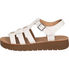 Girls Sandals Open Toe Sandal Fisherman Buckle Ankle Strap Platform Martin-2