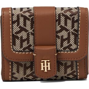 Tommy Hilfiger Tammen Wallet PVC/Jacquard Tan Dark Chocolate/Cognac One Size